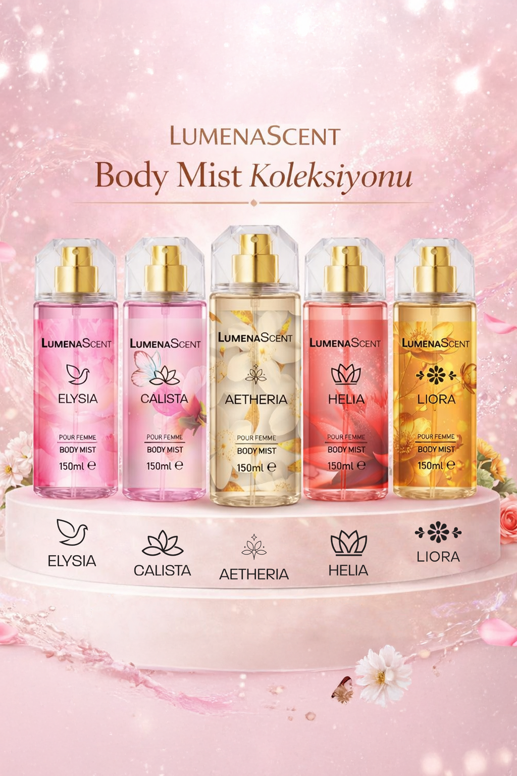 Helia Pour Femme Body Mist